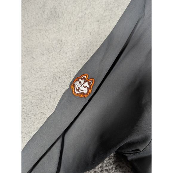 Peter Millar Pullover Mens Size XL 1/4 Zip Performance Shirt Grey Long Sleeve - Picture 2 of 6